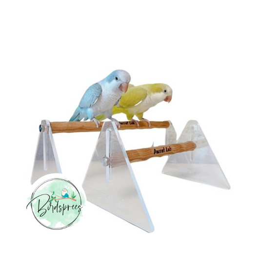 Parrot Lab Triangular Acrylic Table Perch