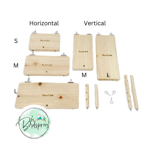 Parrot Lab Hinoki platform hinggap