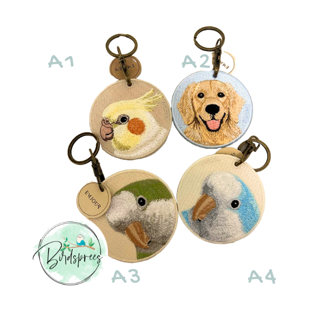 Pet Keychain (Bird, Dog, Cat)