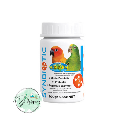 Vetafarm Synbiotic Parrot Supplements - Birdsprees